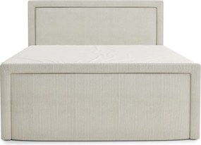 Krémovobiela boxspring posteľ s úložným priestorom 180x200 cm Fresco – Maison de Rêve