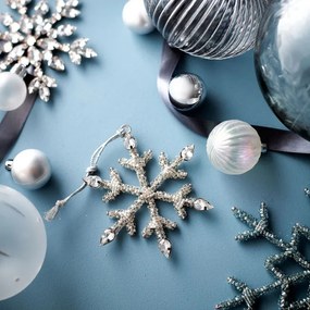 Vianočná ozdoba  DIAME snehová vločka 710513