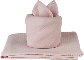 Ošetrujúca sada s prebaľovacím pultom svetlo ružová