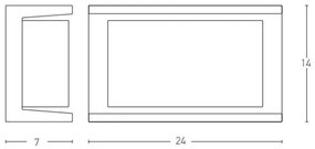 Zambelis E149 - Vonkajšie nástenné svietidlo 1xE27/18W/230V IP54 antracit