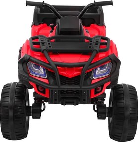 Ramiz Detská štvorkolka XL ATV 2,4 GHz na batérie červená na diaľkové ovládanie + pohon 4x4 + nosič batožiny + pomalý štart + EVA + LED a zvuky