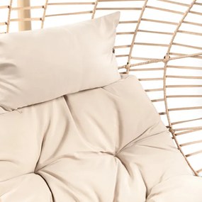 Závesné kreslo SOLEI béžové 848228