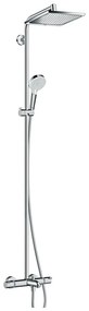 Hansgrohe Crometta E, Showerpipe 240 1jet s vaňovým termostatom, chróm, HAN-27298000