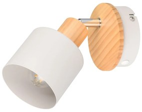 Bodové svietidlo v bielo-prírodnej farbe ø 9 cm Shanti – Trio