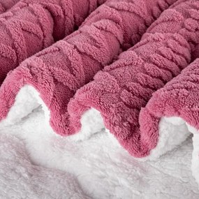 Prešívaná baránková súprava INVERNO černicová 2 ks