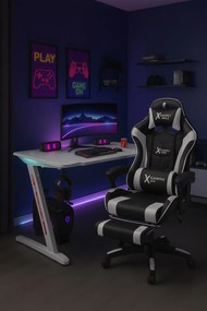 Herný stôl BG04 biely 140 cm