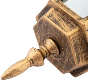 Vonkajší luster na reťazi 1xE27/60W/230V zlatá IP44