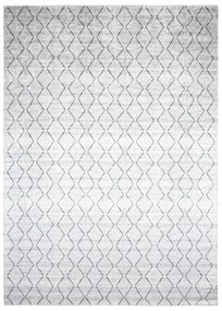 Svetlý sivý moderný koberec s jednoduchým vzorom Šírka: 80 cm | Dĺžka: 150 cm
