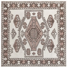Vlnený koberec 200 x 200 cm viacfarebný TOMARZA Beliani