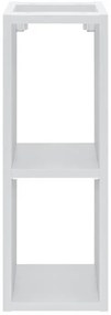 Závěsná skříňka pod umyvadlo Iconic s deskou 140 cm bílá/růžová