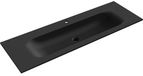 Mexen Vela, umývadlo na zapustenie 141 x 46,5 cm, čierna matná, 25231471