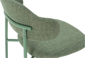 Zelené jedálenské stoličky v súprave 4 ks Adriel – Marckeric