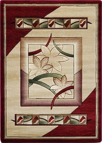 BE Koberec Adora 5197 Red – červený obdĺžnikový Rozmer: 120x180 cm