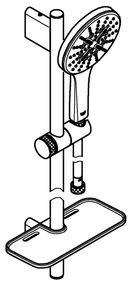GROHE 26575000 - Sprchový set RAINSHOWER SMARTACTIVE 130 600 mm lesklý chróm