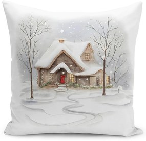 Obliečka na vankúš s vianočným motívom 43x43 cm – Mila Home