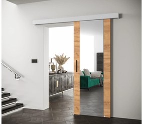 Posuvné dvere 70 cm Slavdro 2 (craft zlatý + biela matná). Akcia -6%. Vlastná spoľahlivá doprava až k Vám domov. 1108730