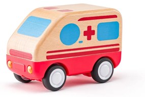 Woody Auto sanitka so zvukmi a svetlom, zotrvačník