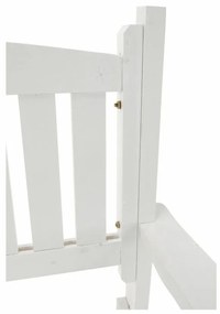 Tempo Kondela Záhradná lavička, biela, 150cm, AMULA