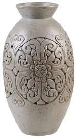 Terakota Dekoratívna váza 52 Sivá ELEUSIS Beliani