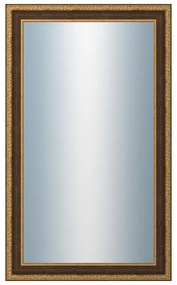 DANTIK - Zrkadlo v rámu, rozmer s rámom 60x100 cm z lišty KLASIK hnedá (3004)