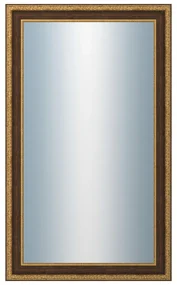 DANTIK - Zrkadlo v rámu, rozmer s rámom 60x100 cm z lišty KLASIK hnedá (3004)