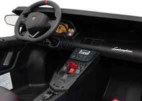 Detské elektrické autíčko Lamborghini Aventador SV 24 V sivé