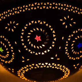 Orientálna závesná lampa Nihal 46cm