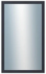 DANTIK - Zrkadlo v rámu, rozmer s rámom 60x100 cm z lišty 4020 šedá (2768)