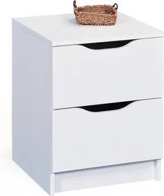 Komoda/nočný stolík Westphalen, biely%