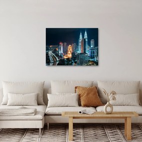 Obraz - Noc v Kuala Lumpur (70x50 cm)