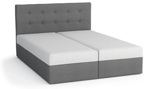 Čalúnená posteľ DOUBLE 1 + úložný priestor + matrac - cosmic160 / 180x200