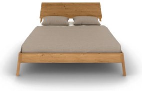 Dvojlôžková posteľ z dubového dreva v prírodnej farbe 200x200 cm Twig – The Beds