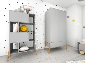 PROXIMA.store - Knižnica do detskej izby LOTTA - sivá