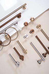 Rea Modern, kúpeľňový vešiak na uterák 26,5cm, 6610a, brúsená oceľ, REA-98014