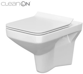 Cersanit Como Clean On, závesná wc misa bez sedátka, biela, K32-020