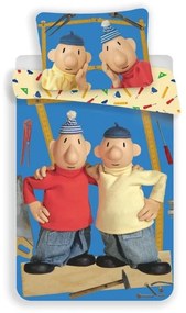 Obliečky Pat a Mat blue 03 140x200, 70x90 cm