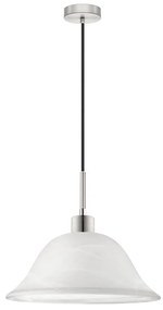 LED Luster na lanku 1xE27/60W/230V biela