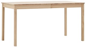 Jedálenský stôl 140x70x73 cm, borovicové drevo