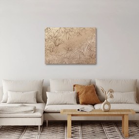 Obraz - Kreslené kvety (70x50 cm)