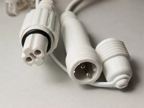 DECOLED Svetelný záves LED, 1x1,5 m, dvojfarebný, 150 diód