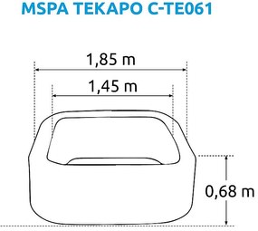 MARIMEX Bazén vírivý MSPA Tekapo C-TE061