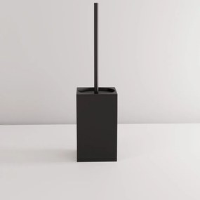 Rea Til, kovový stojan na WC s kefou, čierna matná, REA-88095