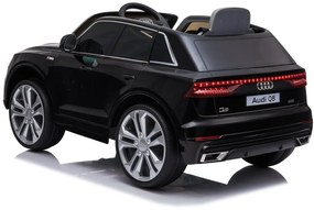 Detské elektrické autíčko na diaľkové ovládanie BestBerg BBCC-70B - Audi Q8 / od 3 rokov / nosnosť 30 kg / čierne