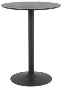 Barový stolík Ireland 60x60 cm (čierna)