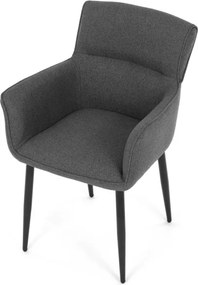 Jedálenská stolička sivá DCH-J2159 GREY2