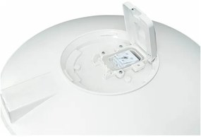 LED vonkajšie stropné svietidlo s pohybovým senzorom VISTA LED/15W/230V pr. 26 cm IP54 biela