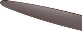 ZEVENTI - stropný LED ventilátor VENTORA LED/24W/230V Wi-Fi Tuya čierna/orech + diaľkové ovládanie