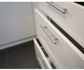 Kuchynská linka CELESTE 180 cm lesklá biela