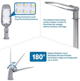 Aigostar - LED Pouličná lampa LED/150W/230V 6500K IP65