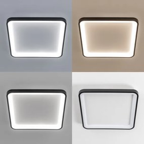 Brilagi - stmievateľné LED stropné svietidlo FALCON SLIM LED/50W/230V 50x50 cm čierna+DO